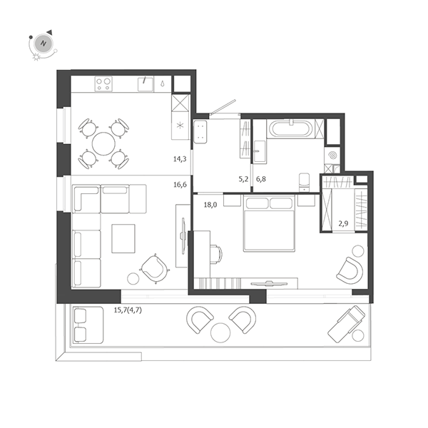 ЖК «ЛДМ», Санкт-Петербург | Премиальные дома «ЛДМ», Aurix Development | ул. Профессора Попова, 47